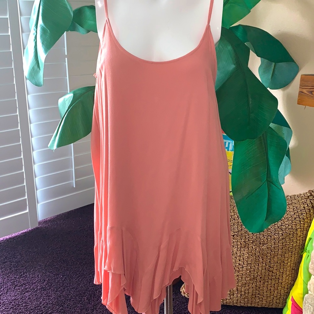 Entro Slip Ruffle Dress NWT